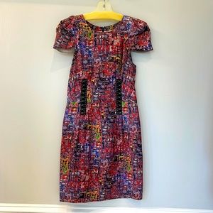 Amazing Philip Lim dress with cap sleeves and hook details, size 0